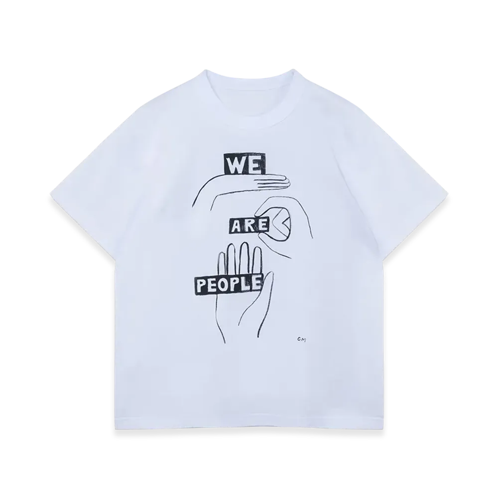 sacai by Geoff Mcfetridge Print T-Shirt "White"