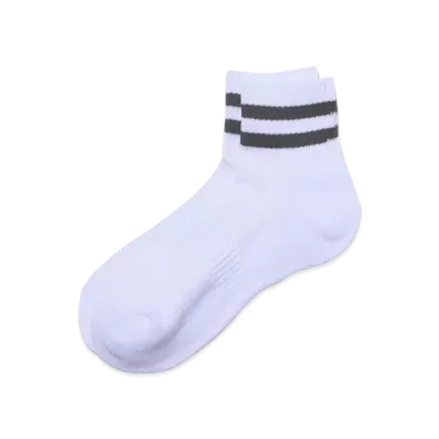 FreshService 2-Pack Line Short Socks "Gray"