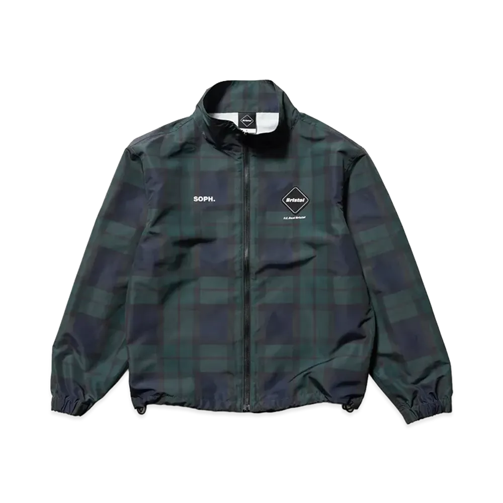 F.C.Real Bristol for Kids Plaid Ventilation Practice Jacket "Navy"