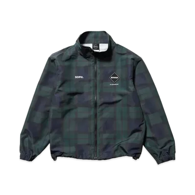 F.C.Real Bristol for Kids Plaid Ventilation Practice Jacket "Navy"