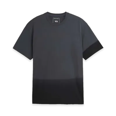 Y-3 Dipped Regular Short Sleeve Tee "Grey"