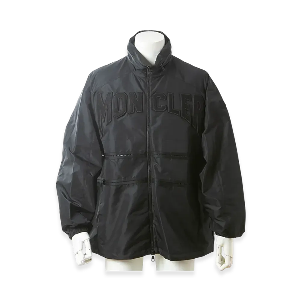 Moncler Men's Logo Patch Zip Jacket "Black"