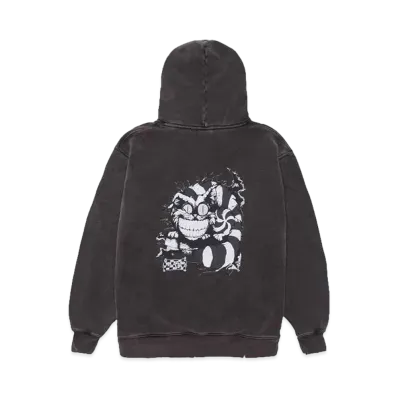 MAYO ALIXX CAT Damage Processing Hoodie "FADE BLACK"