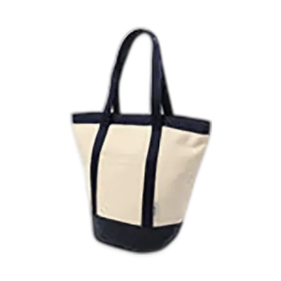 BRIEFING Bucket Tote "Natural/Navy"