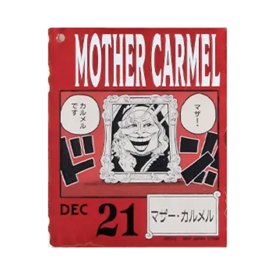 BANDAI "Ichiban Kuji" -ONE PIECE BASE SHOP Lottery 366DAYS OF BIRTHDAYS- Birth Month January-March Kon Colors Acrylic Block Charm Prize 12/21 Mother Carmel