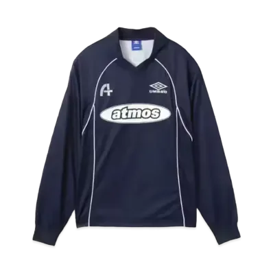 atmos x UMBRO LS Soccer Jersey "Navy"