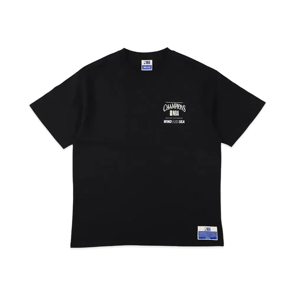 WIND AND SEA x NBA CHAMPIONS Champion Tee(West) "Black"