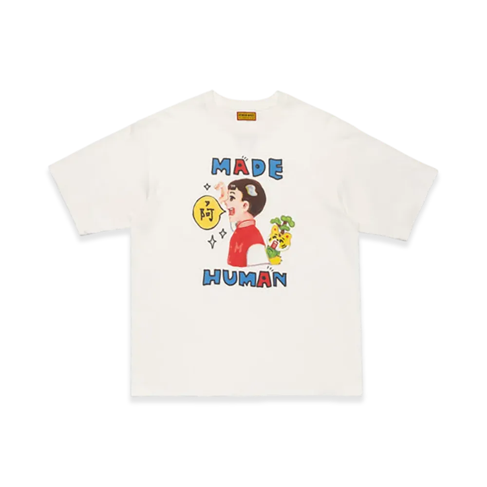 HUMAN MADE x Keiko Sootome T-Shirt Side B "White"