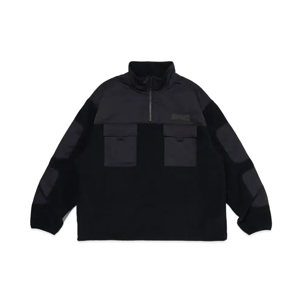 Wasted Youth Fleece P/O Jacket "Black" / VERDY