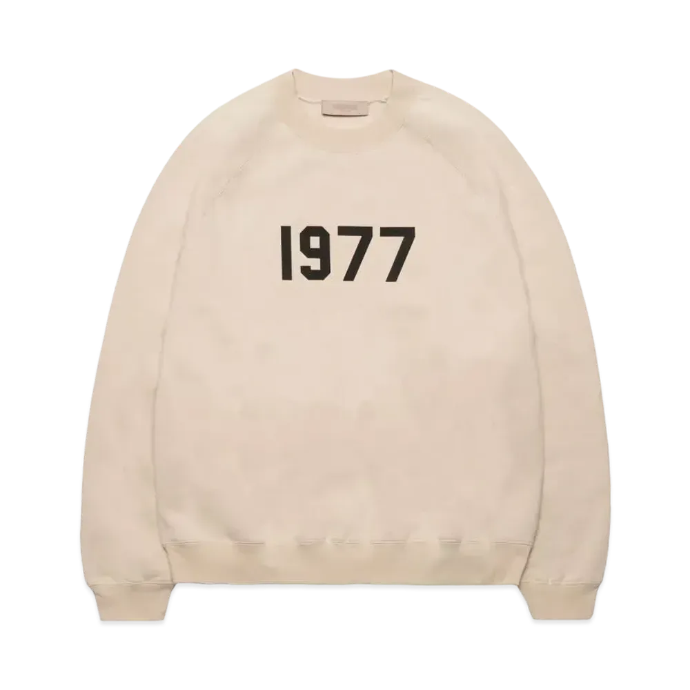 FEAR OF GOD ESSENTIALS 1977 CREWNECK "Wheat"