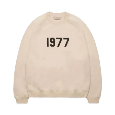 FEAR OF GOD ESSENTIALS 1977 CREWNECK "Wheat"
