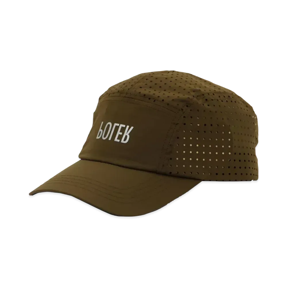 POLeR 5 Panel Dry Mesh Cap "Brown"