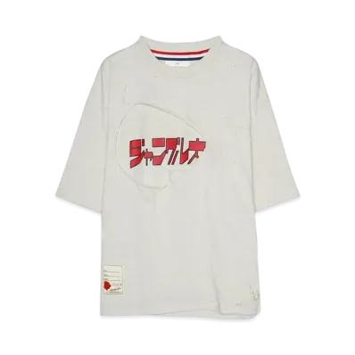 JUNGLE EMPEROR x SEVESKIG vs JUNGLE EMPEROR LEO S/SL Damage TEE Ver, "Friends" "OATMEAL"