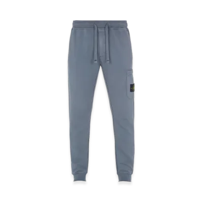 Stone Island 64551 Garment Dyed Cotton Fleece Cargo Sweatpants - 23FW "Lead"