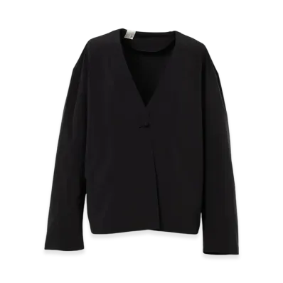 MENDRILL x N.HOOLYWOOD COMPILE Collarless Jacket "Black"