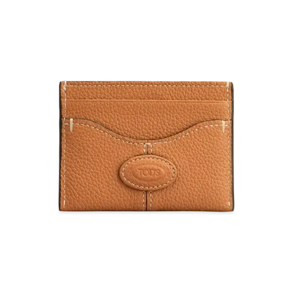 TOD'S Card Holder in Leather "Brown"