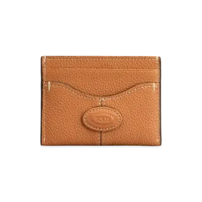 TOD'S Card Holder in Leather "Brown"