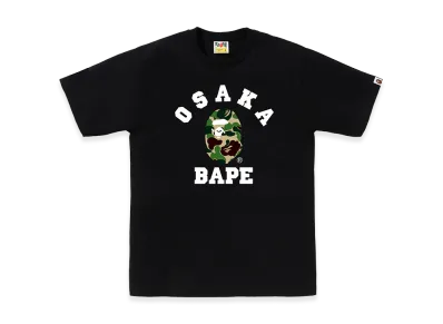 A BATHING APE Osaka Exclusive ABC Camo Osaka College Tee "Black"