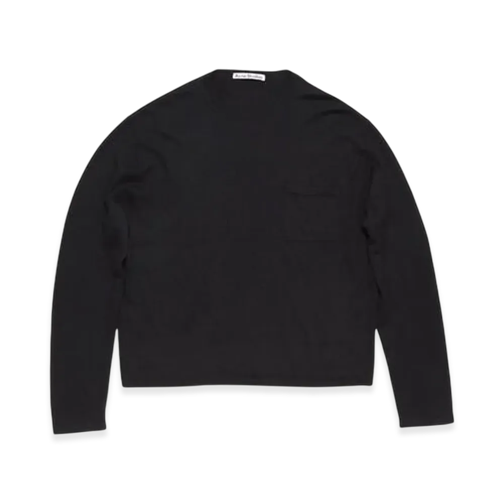 Acne Studios Crew Neck Jumper Cashmere "Black"