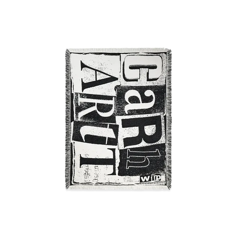 Carhartt WIP Letterpress Blanket "Black/Wax"
