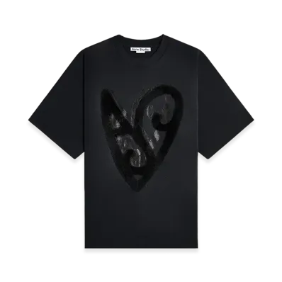 Acne Studios Relaxed Fit Logo T-Shirt "Black"
