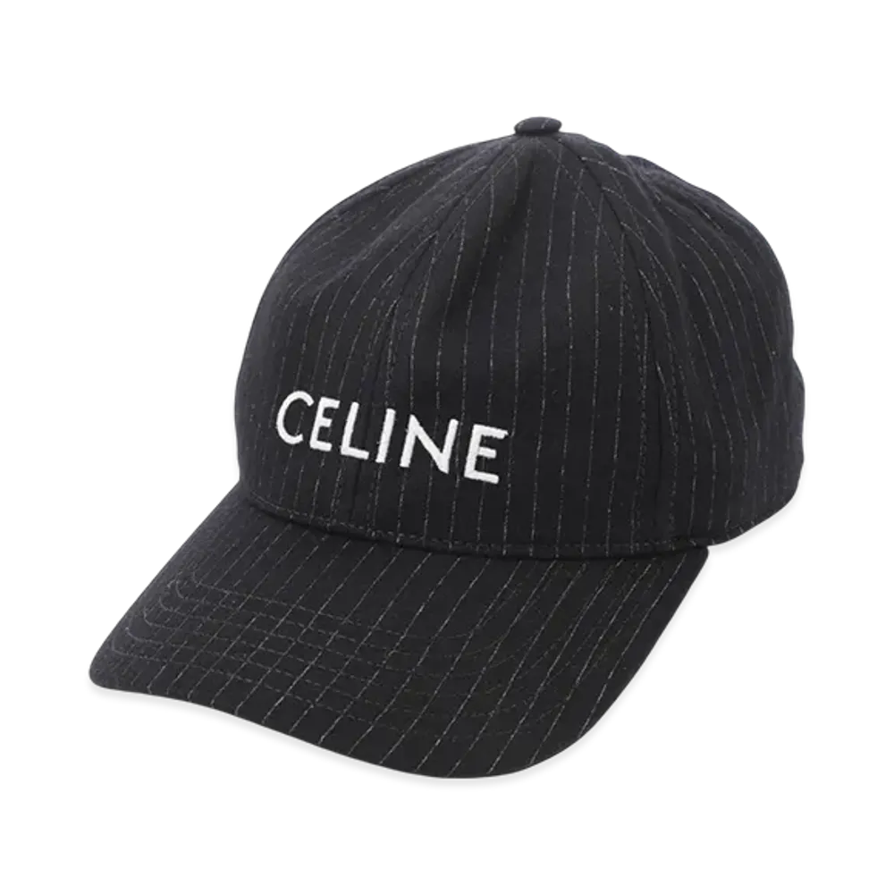 CELINE Baseball Cap "Noir/Craie"