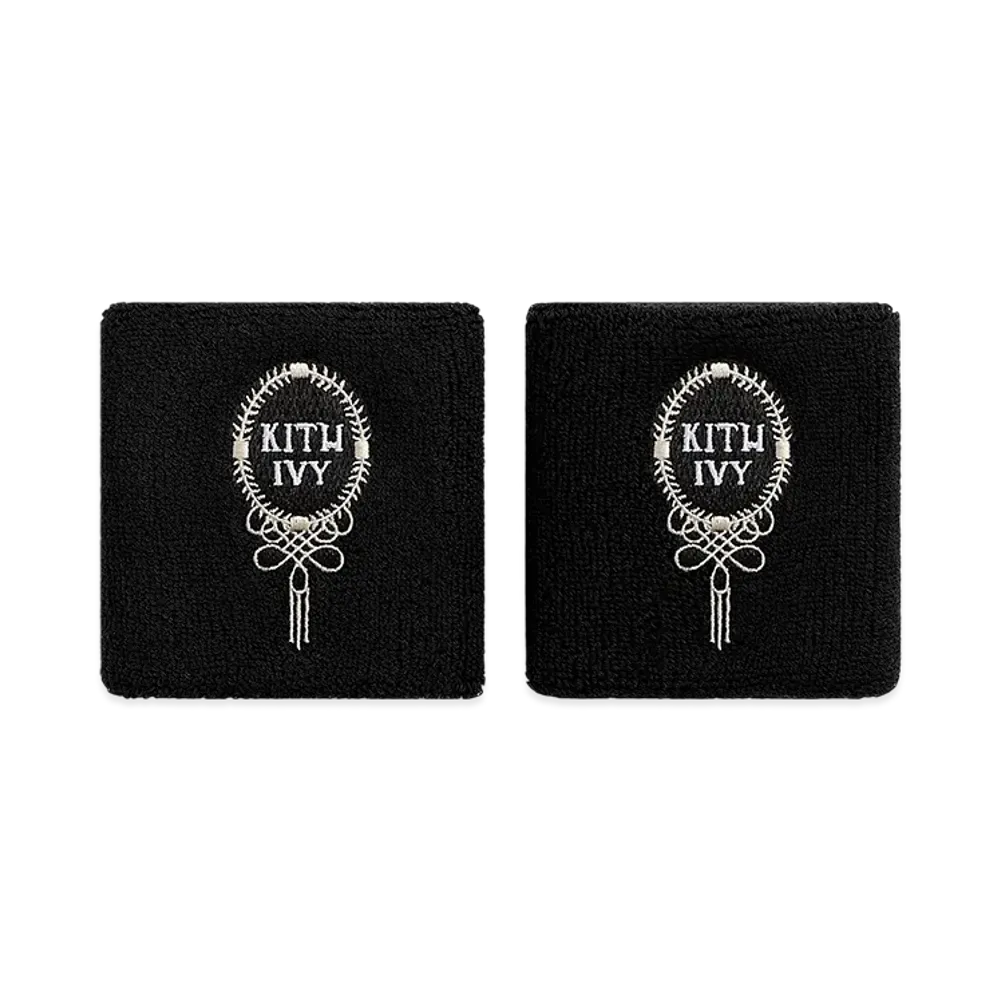 Kith Ivy For Wilson Classic Terry Wristbands "Black"