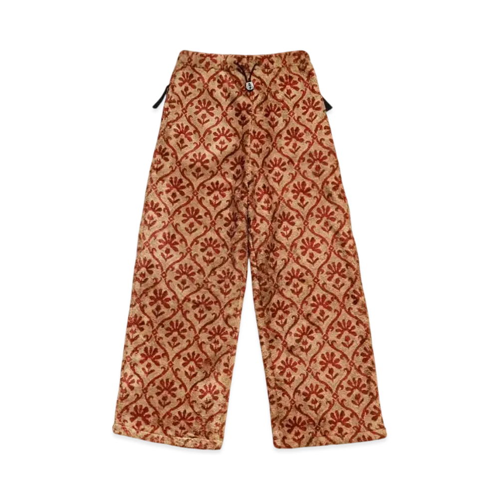 KAPITAL Yosemite Arabesque Fleece Easy Straight Pants "Beige"