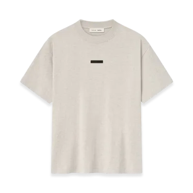 FEAR OF GOD ESSENTIALS Lightweight Essential Tee "Heather Stone"