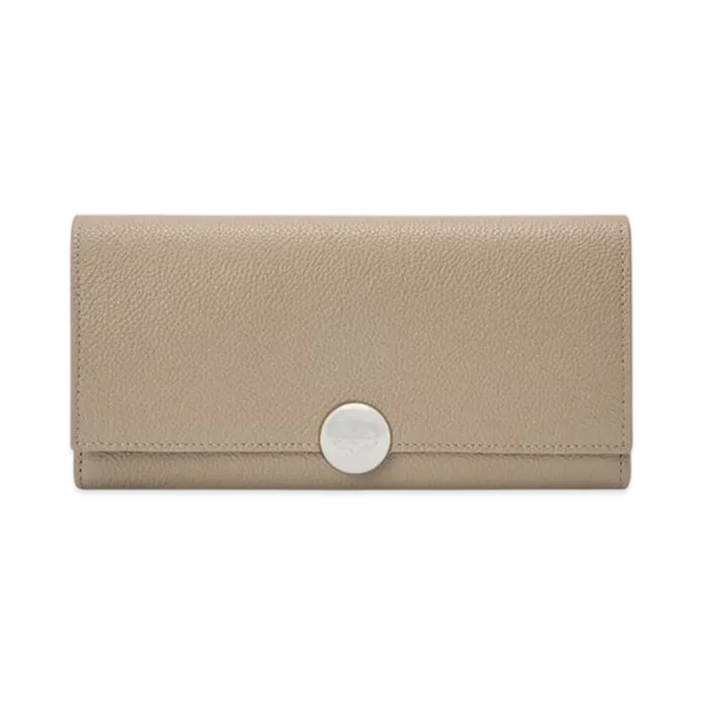 LOEWE Pebble Continental Wallet "Clay"