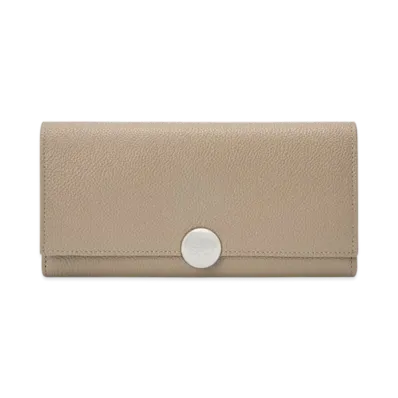 LOEWE Pebble Continental Wallet "Clay"