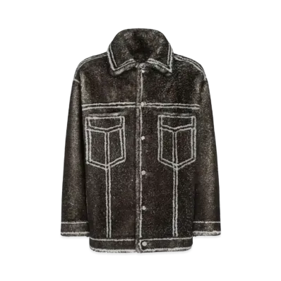 FENDI Men's Blouson Shearling "Black"