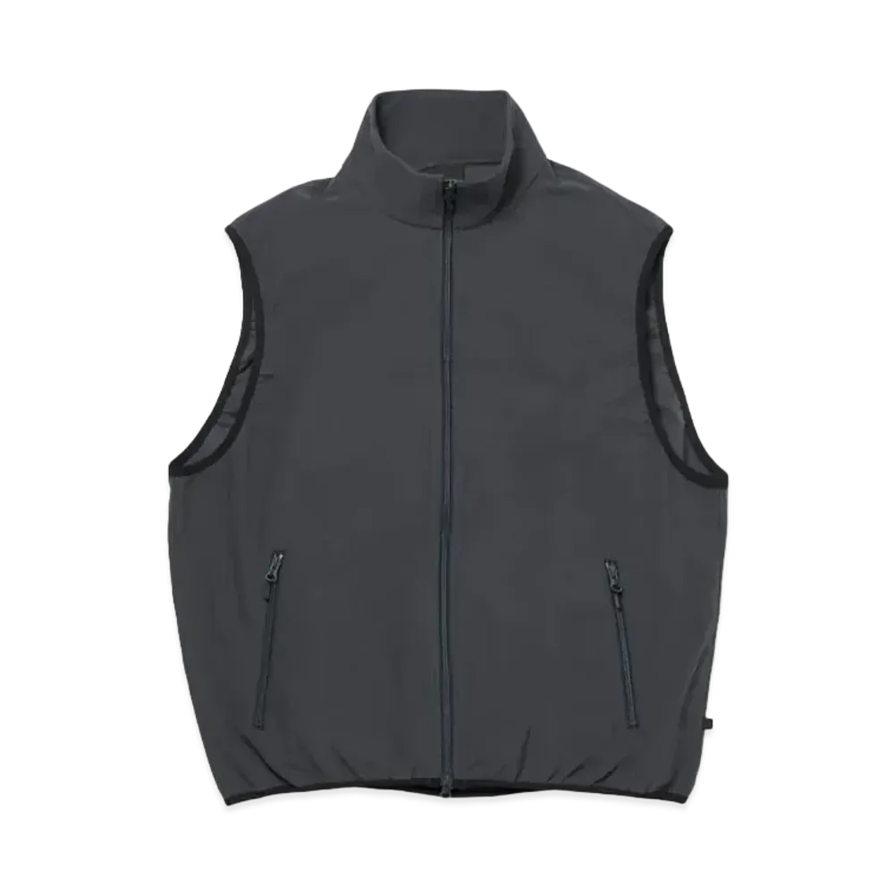 DAIWA PIER39 Tech Flex Jersey Stand Collar Vest "Charcoal"