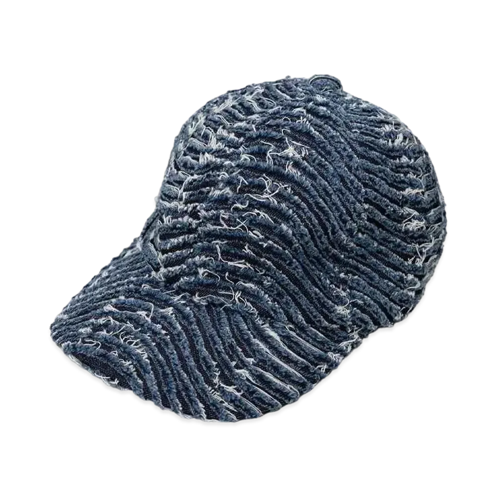 Maison MIHARA YASUHIRO Wave Denim Cap "Indigo"