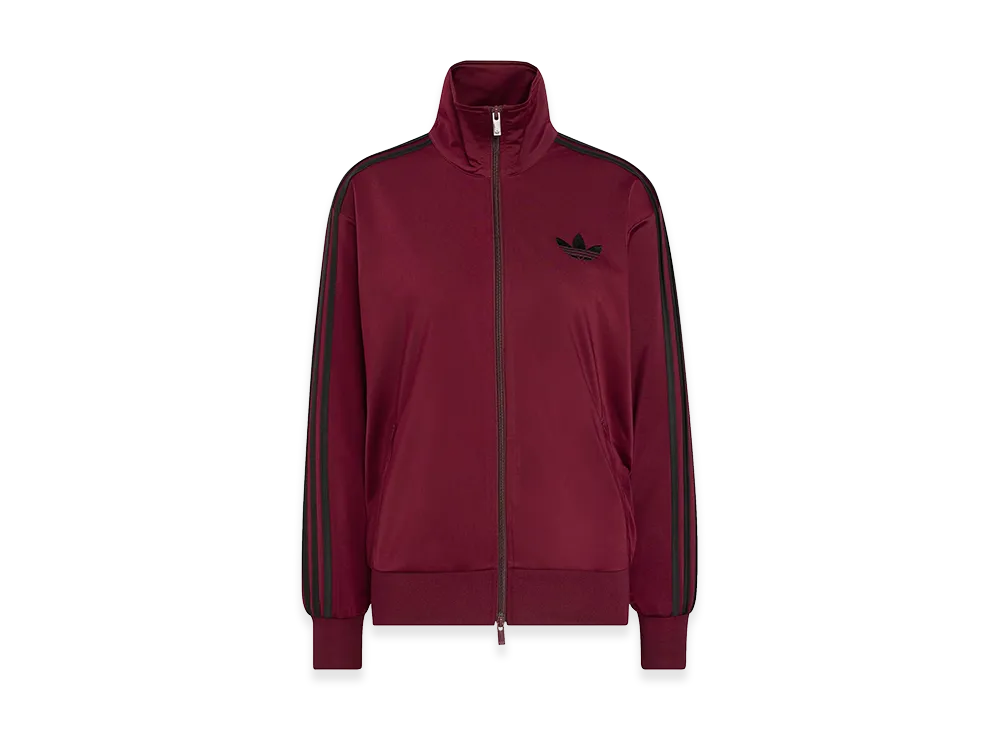 adidas Women's Firebird Track Top Loose "Maroon/Black"