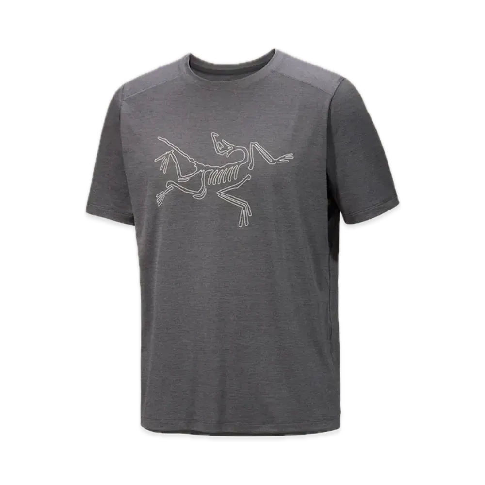 ARC'TERYX Cormac Logo Short Sleeve Men's "Black Heather"