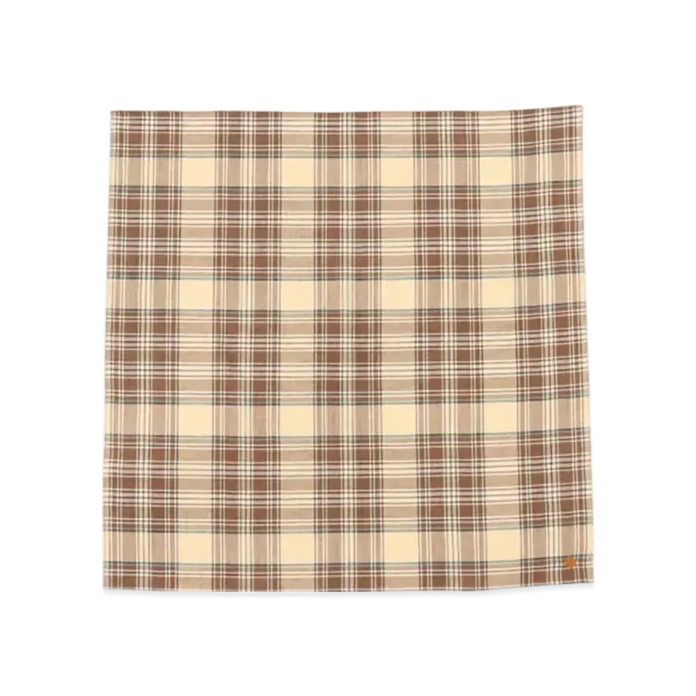 BEAMS Handchief Madras "Brown"