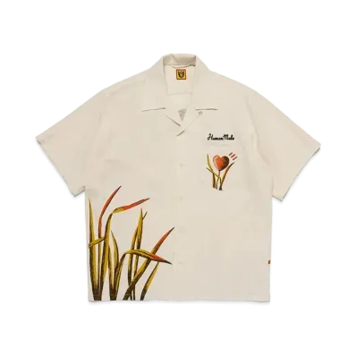 HUMAN MADE Duck Aloha Shirt "White"