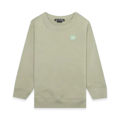 Acne Studios Kids Crewneck Sweatshirt "Eucalyptus Green"