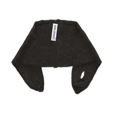 OUR LEGACY Women's Miniature Scarf "Nori Green Cyclone Linen"