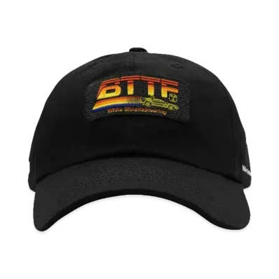 White Mountaineering BTTF 6 PANEL CAP "BLACK"