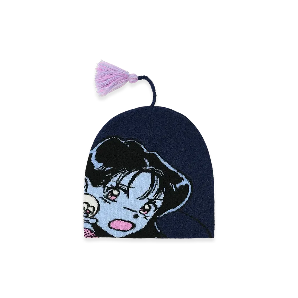 PALACE Rear View Nein Cuff Beanie "Navy"