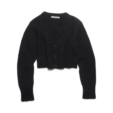 Acne Studios Wool Mohair Cardigan "Black"