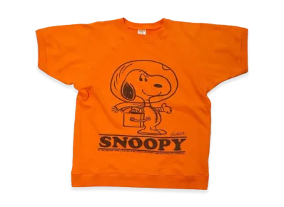 SAPEur x PEANUTS Snoopy S/S Sweat "Orange"
