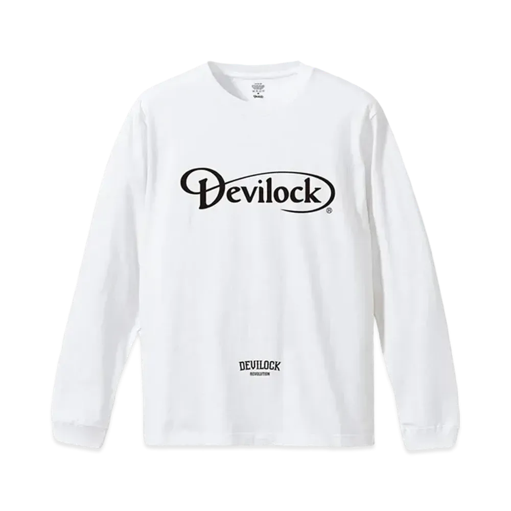 DEVILOCK LOGO L/S TEE "WHITE"