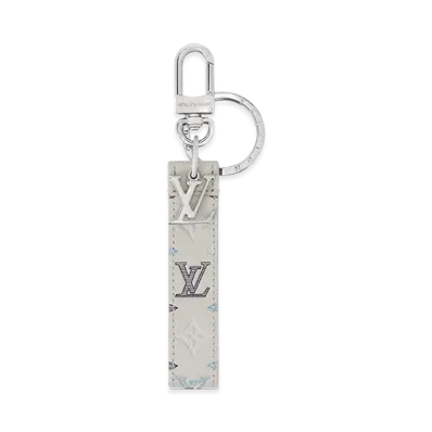 Louis Vuitton Key Holder & Bag Charm LV Shadow Dragonne "Cream"