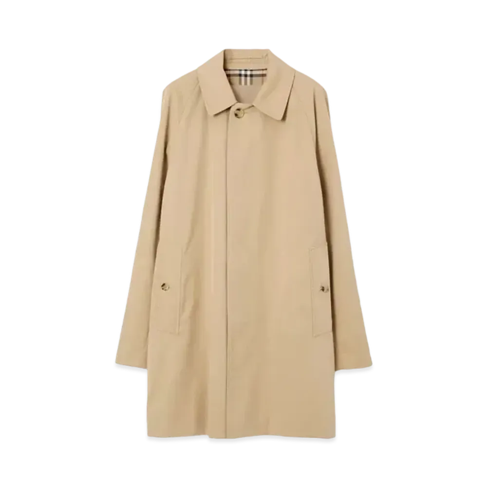 Burberry Short Camden Heritage Car Coat "Honey"