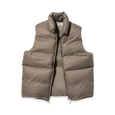 Unlikely Simple Down Vest "Beige"