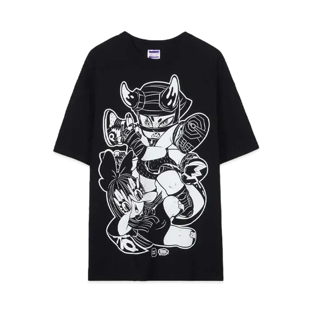 GRAPE BRAIN Ex GRAPE DUNK Graphic T-Shirt "BLACK"
