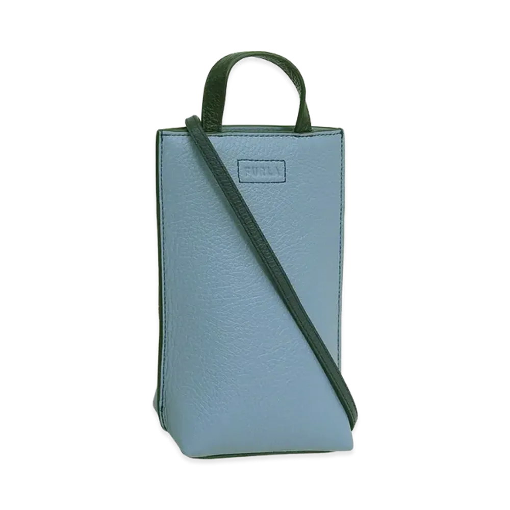 FURLA Camelia Vertical Crossbody "Blue"